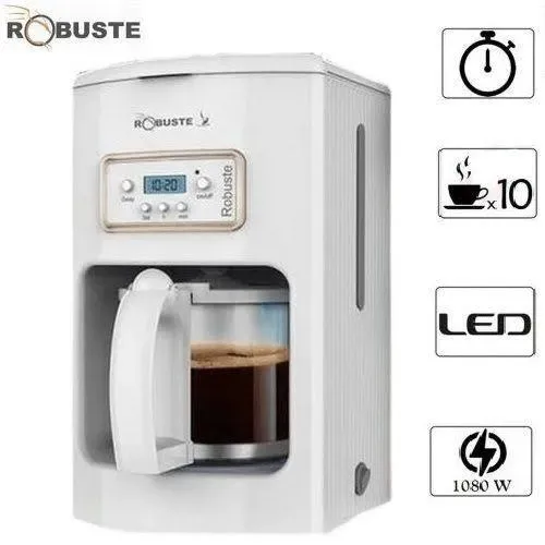 Cafetière ROBUSTE Minuterie Programmable-10Tasses 